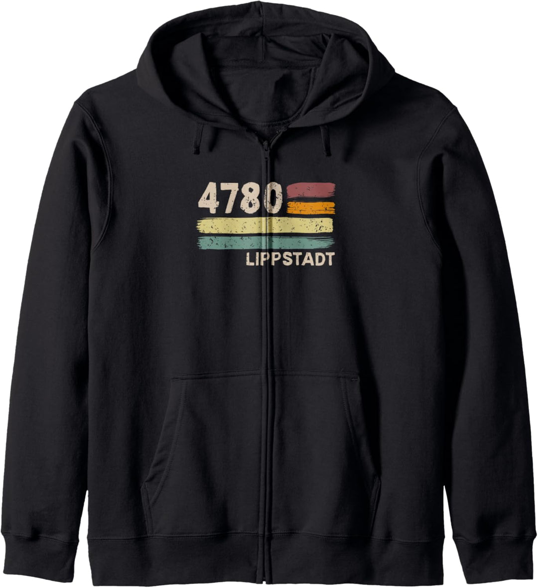 4780 Lippstadt Retro Postleitzahlen Alte PLZ Vintage Kapuzenjacke