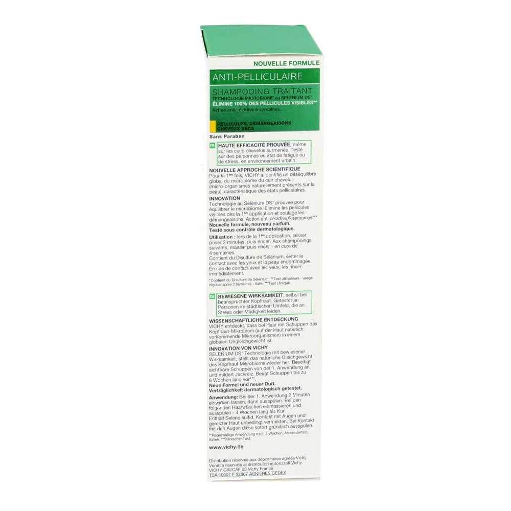 Vichy Dercos Anti-Schuppen Shampoo trockene Kopfhaut 200 ml (1er Pack), 200 ml (1er Pack)