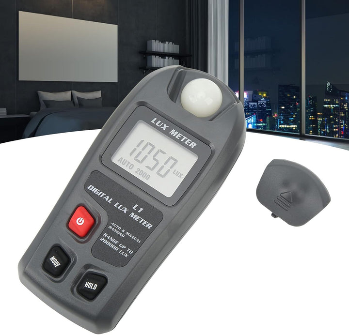 Digitales Luxmeter Lichtmessgerät Beleuchtungsstärkemesser Automatische Abschaltung LCD Display Hohe