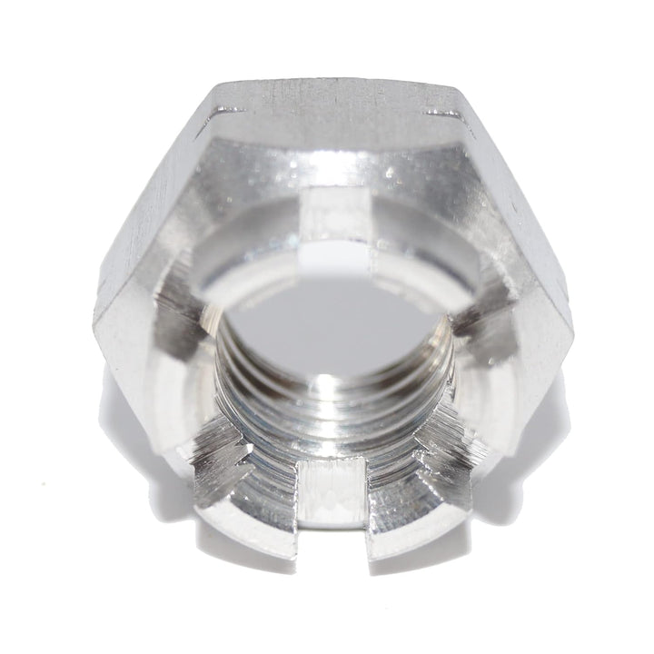 Kronenmuttern M12 25 Stück Sechskantmuttern DIN 935 A2 Edelstahl Muttern V2A Sechskant-Mutter M12 Kr