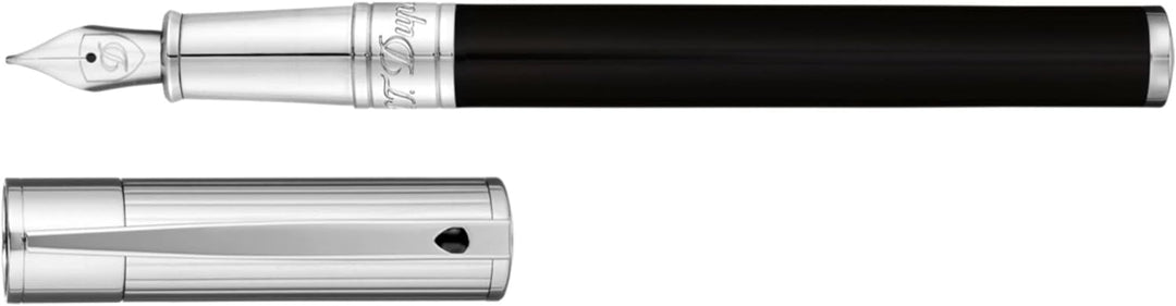 S.T. Dupont D-Initial D-260204 Füllfederhalter Duo Tone/Chrom, D-260204