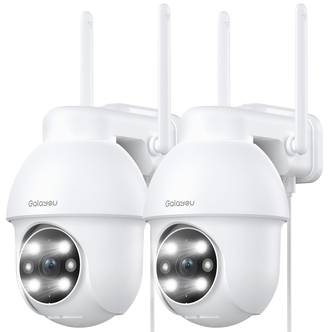 2K Überwachungskamera Aussen,GALAYOU PTZ Outdoor WLAN IP Kamera überwachung aussen, WiFi Dome Camera