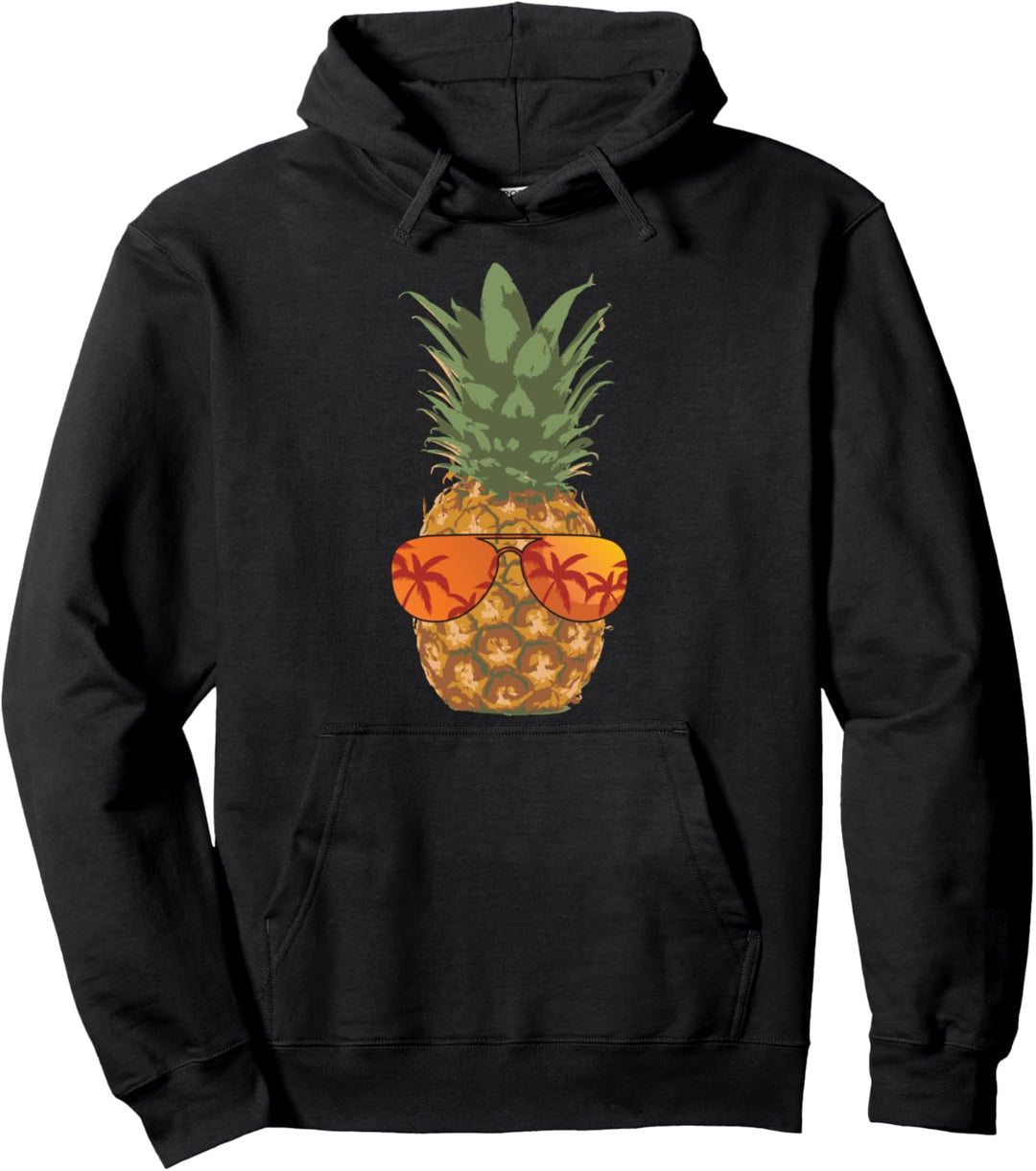 Ananas schattiert Aloha Hawaii Tropical Beach Vintage Pullover Hoodie