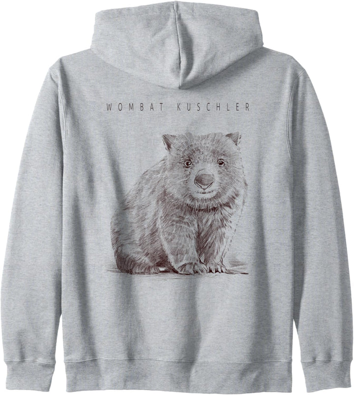 Wombat Kuschler Australien Wombat Kapuzenjacke