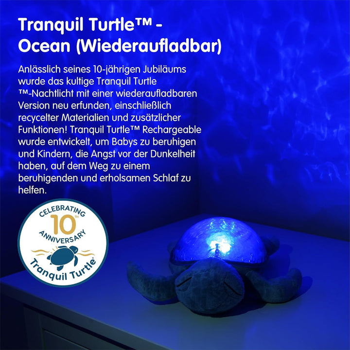 Cloud b | Nachtlicht mit Musik | Unterwasserprojektionen | 4 beruhigende Geräusche | Helligkeit eins