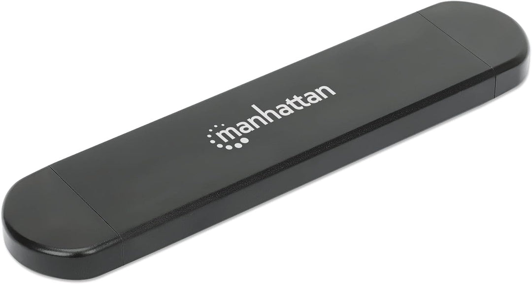 Manhattan USB zu SDD Schrank M.2 NVMe und SATA 130639 USB 3.2 Gen 2 Typ-C Stecker und Typ A Stecker