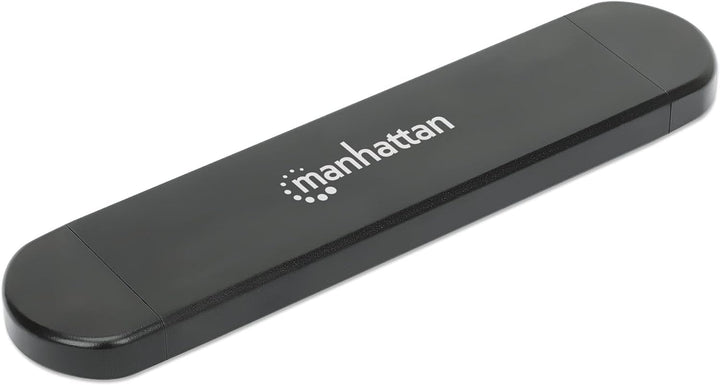 Manhattan USB zu SDD Schrank M.2 NVMe und SATA 130639 USB 3.2 Gen 2 Typ-C Stecker und Typ A Stecker