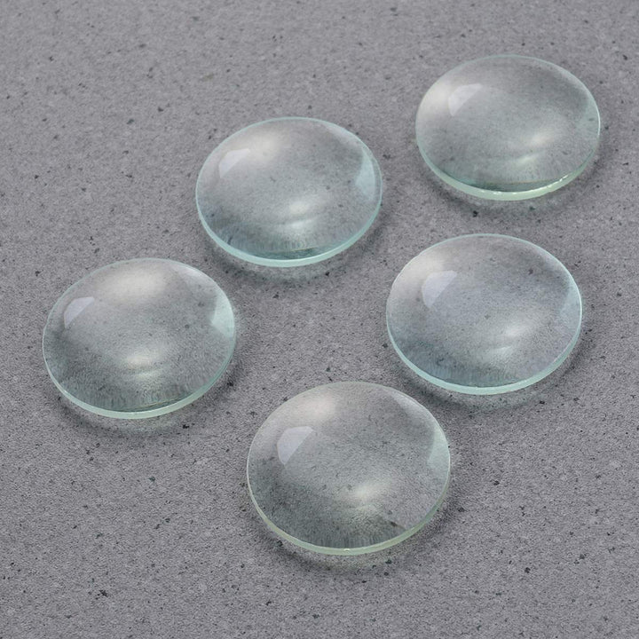 UKCOCO 5pcs Double Convex Glass Lens Optische Linse 50mm Durchmesser 100mm Brennweite für Labors