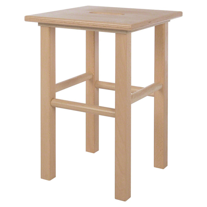 Sport-Tec Holzhocker aus Hartzholz, Arbeitshocker, Sitzhocker, Schemel, Kinderhocker 51 cm, 51 cm