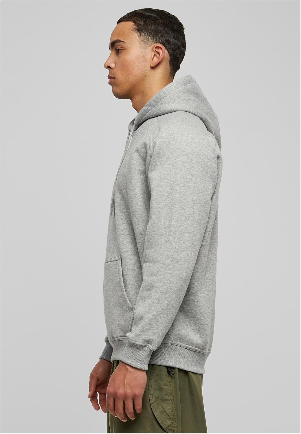 Urban Classics Herren Blank Hoody XS Grau, XS Grau