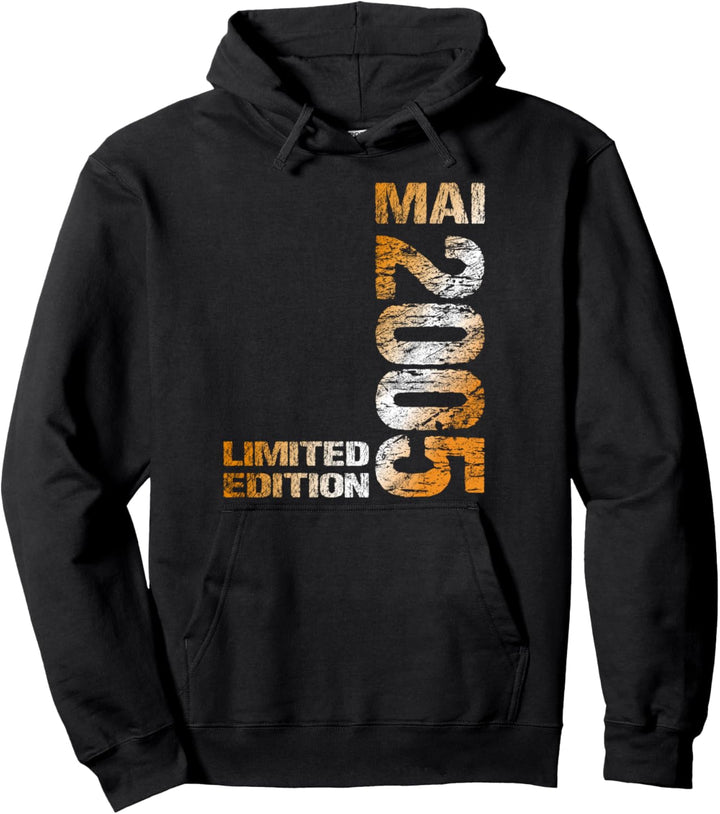 Mai 2005 Mann Frau 19. Geburtstag Limited Edition 19 Pullover Hoodie