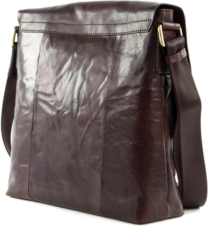 SADDLER Carter Messenger Bag Dark Brown