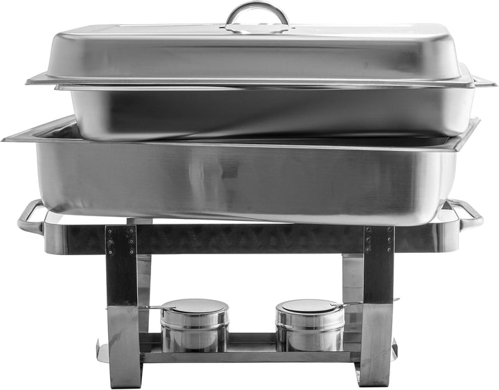 Airbrush-City Chafing Dish Speisenwärmer Warmhaltebehälter GN-Behälter Edelstahl 11 TLG. Set