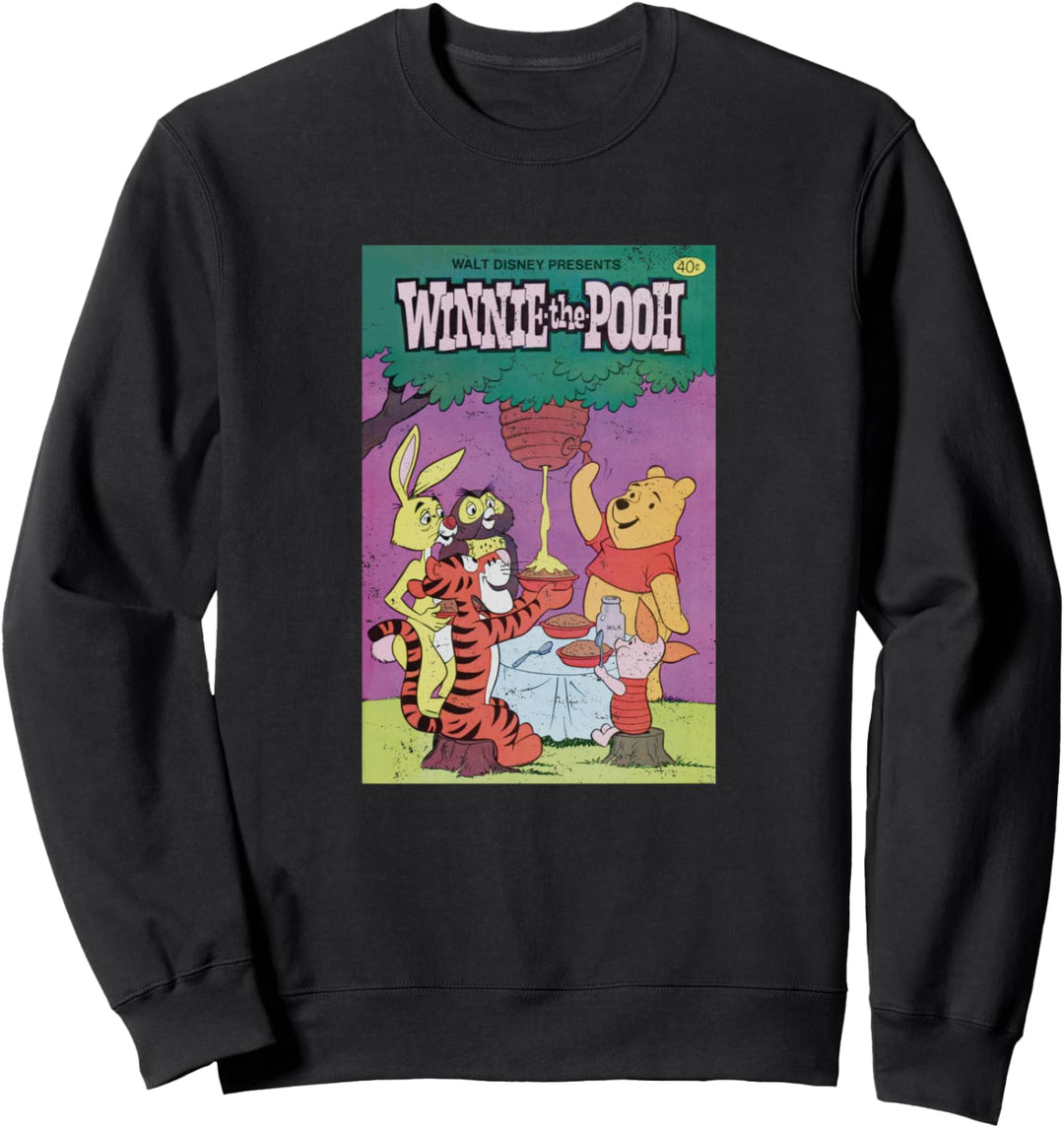 Disney Winnie The Pooh and Friends Retro Poster Sweatshirt
