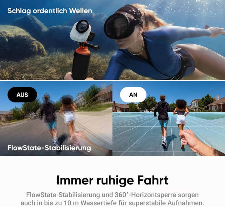 Insta360 GO Ultra Nachtschwarz Lauf-Bundle, Nachtschwarz Lauf-Bundle