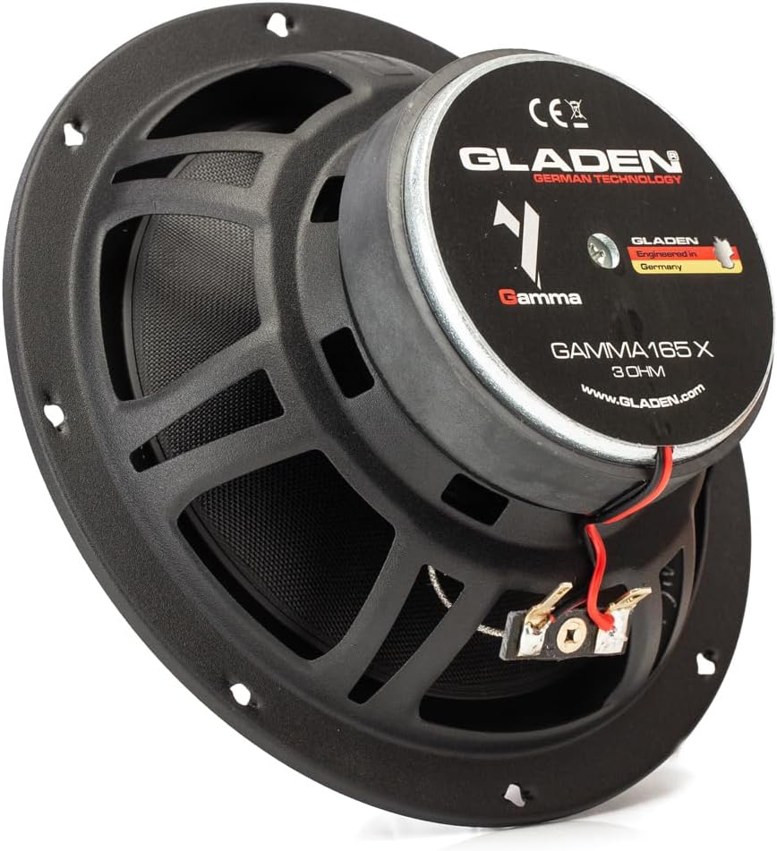 Gladen Gamma 165-X 16,5cm Koax Lautsprecher Paar