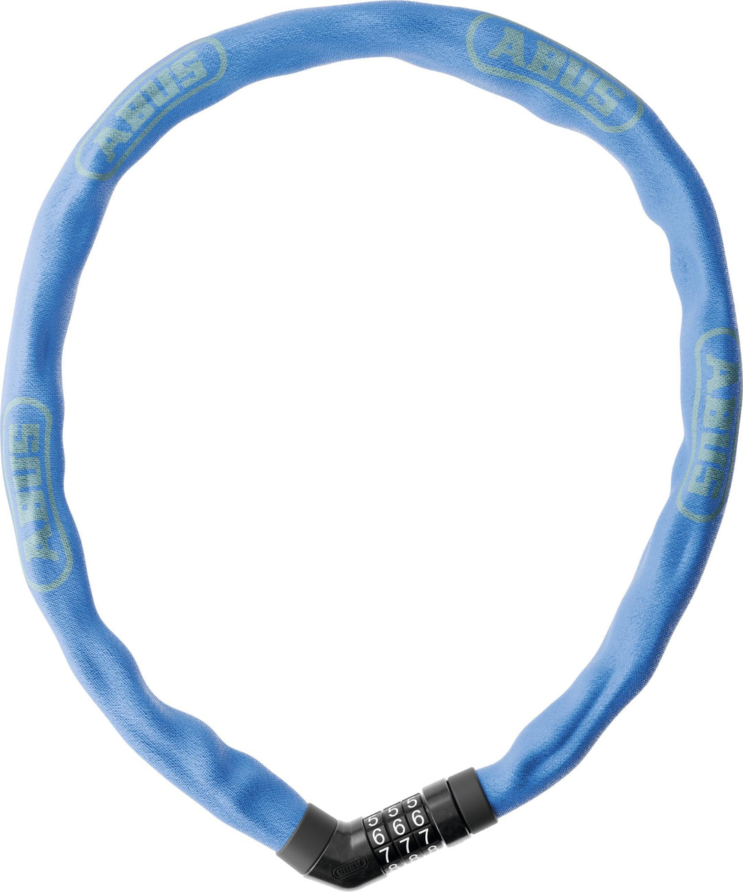 ABUS Kettenschloss Steel-O-Chain 4804C – Zahlenschloss aus Spezialstahl – ABUS-Sicherheitslevel 3 Bl