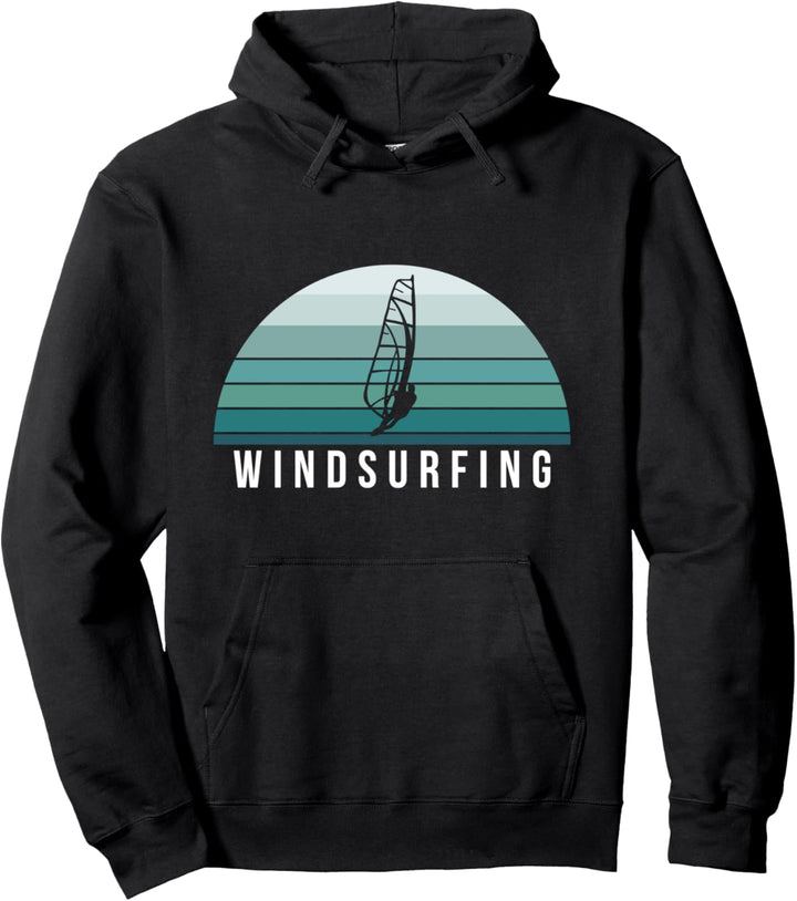 Vintage Windsurf Windsurfen Surfboard Wellenreiten Surfing Pullover Hoodie