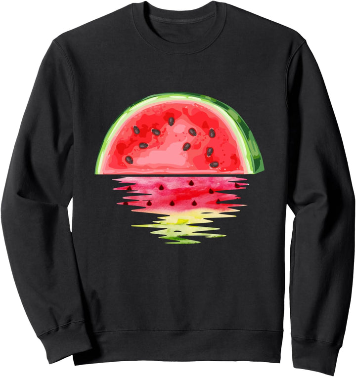 Wassermelone Vaporwave Sunset Sweatshirt