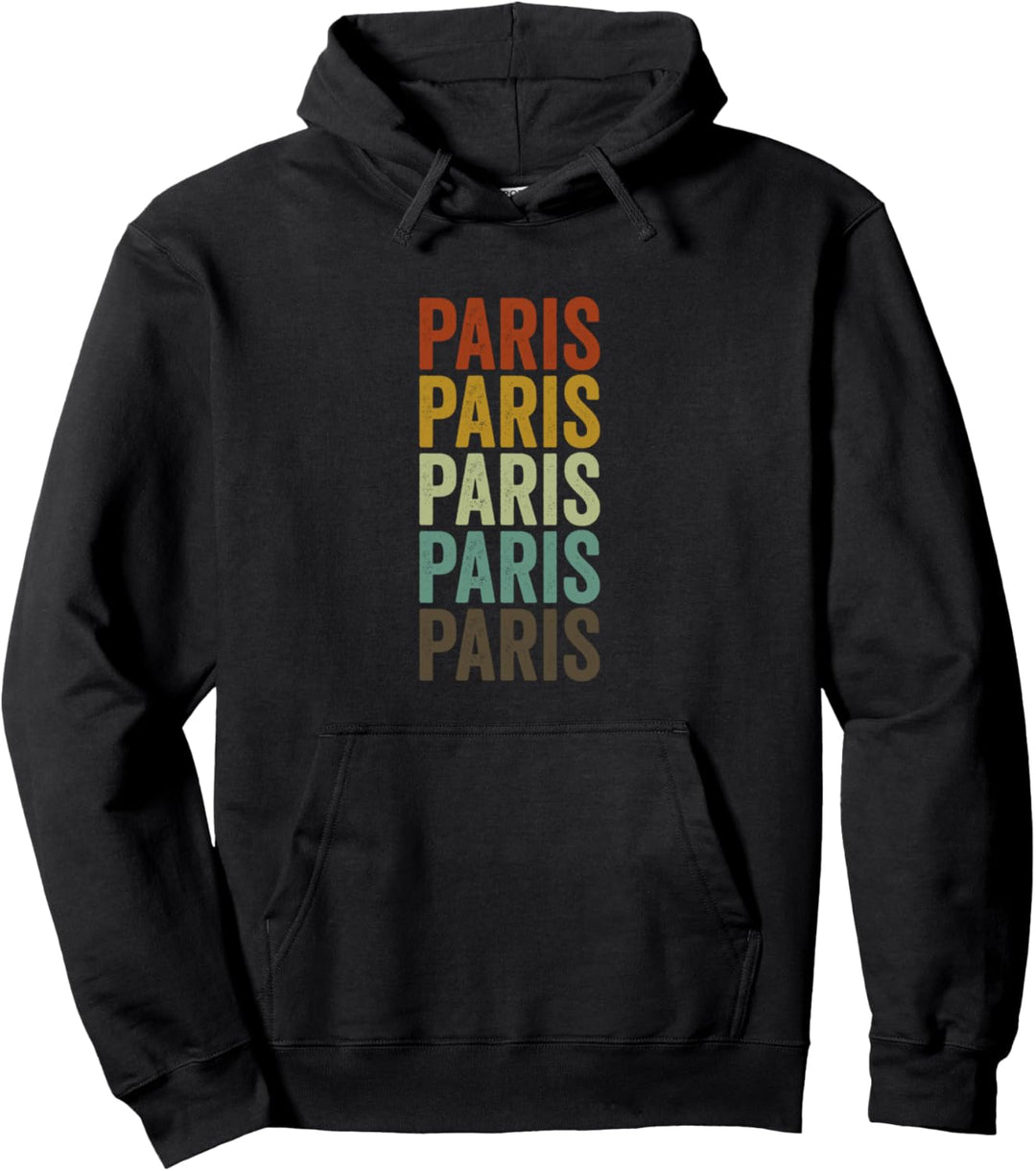 Paris Frankreich Retro Vintage Pullover Hoodie