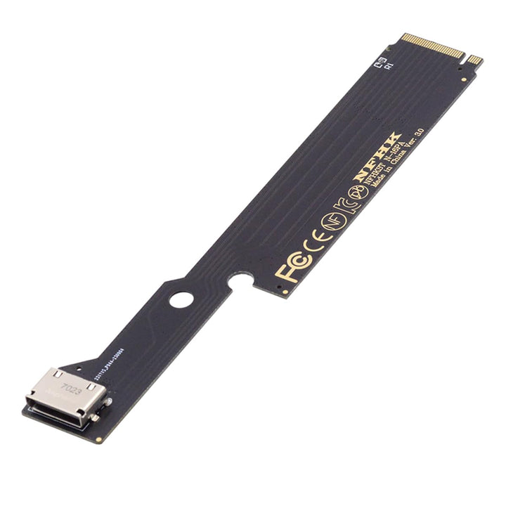 cablecc PCI-E 3.0 M.2 M-Key zu OCULINK SFF-8612 SFF-8611 Host-Adapter für Externe Grafikkarte &amp; SSD