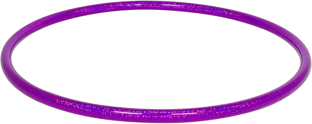 hoopomania Kinder Hula Hoop, Glitter Farben, Ø60/70/80cm Ø70cm Violett, Ø70cm Violett