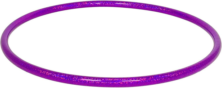 hoopomania Kinder Hula Hoop, Glitter Farben, Ø60/70/80cm Ø70cm Violett, Ø70cm Violett