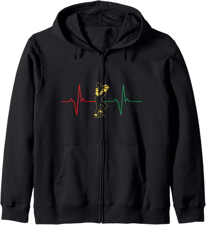 Ska lifeline heartbeat ska music rude boy Kapuzenjacke