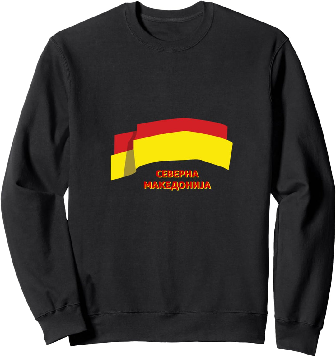Flagge Mazedonien Sweatshirt