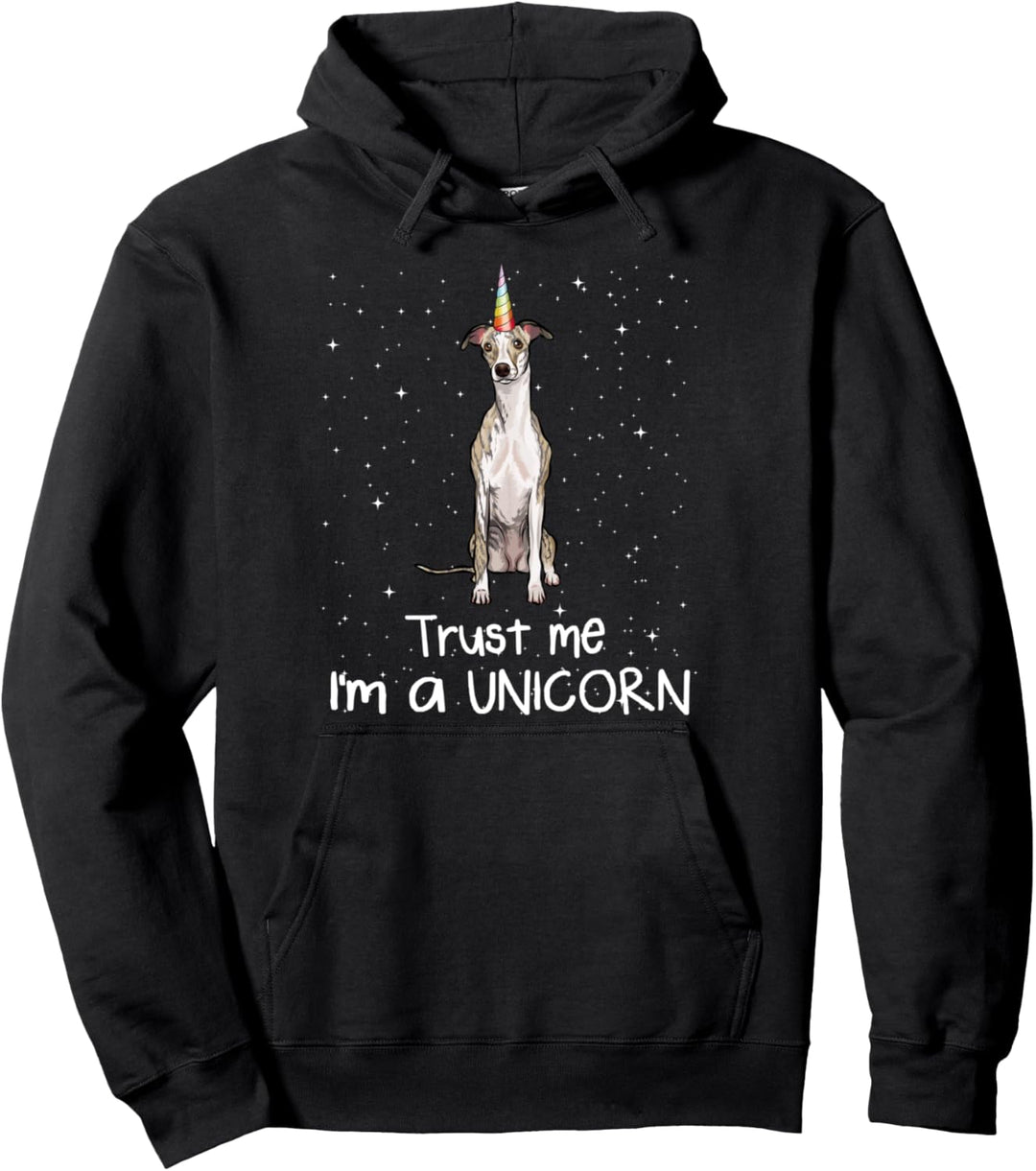 Lustiges Whippet Einhorn Pullover Hoodie