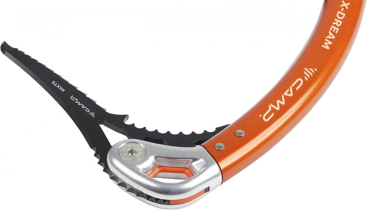 Camp X-Dream Orange - Vielseitiger robuster Eispickel, Grösse One Size - Farbe Orange - Black
