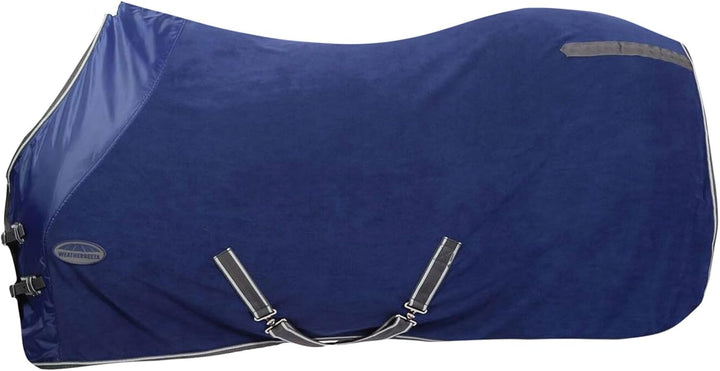 Weatherbeeta Fleece Cooler Standard Neck - Dark Blue/Grey/White, Grösse:115 Dunkelblau/Grau/Weiss 11