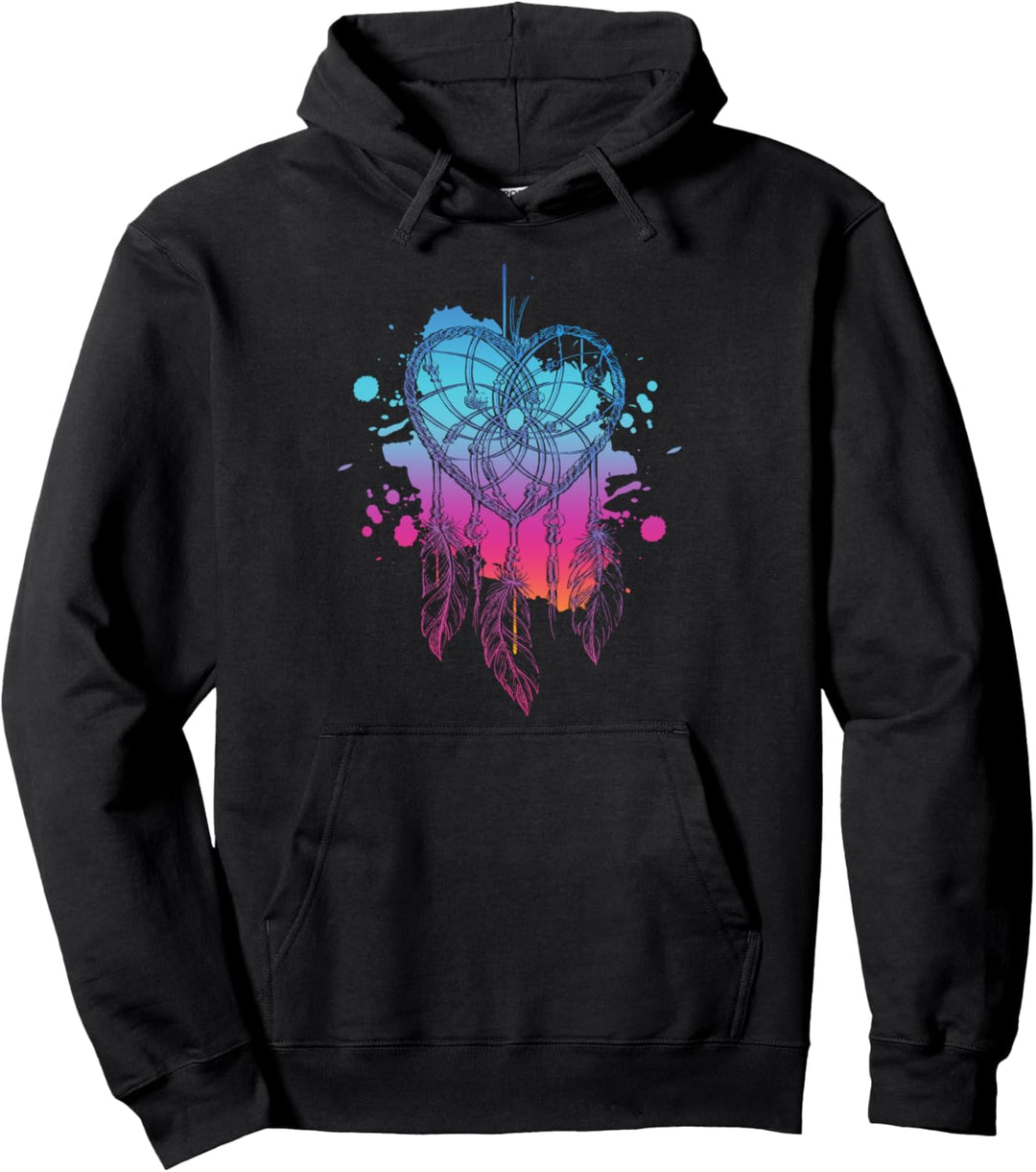 Traumfänger Herz Geschenk zum Valentinstag Traumfänger Pullover Hoodie