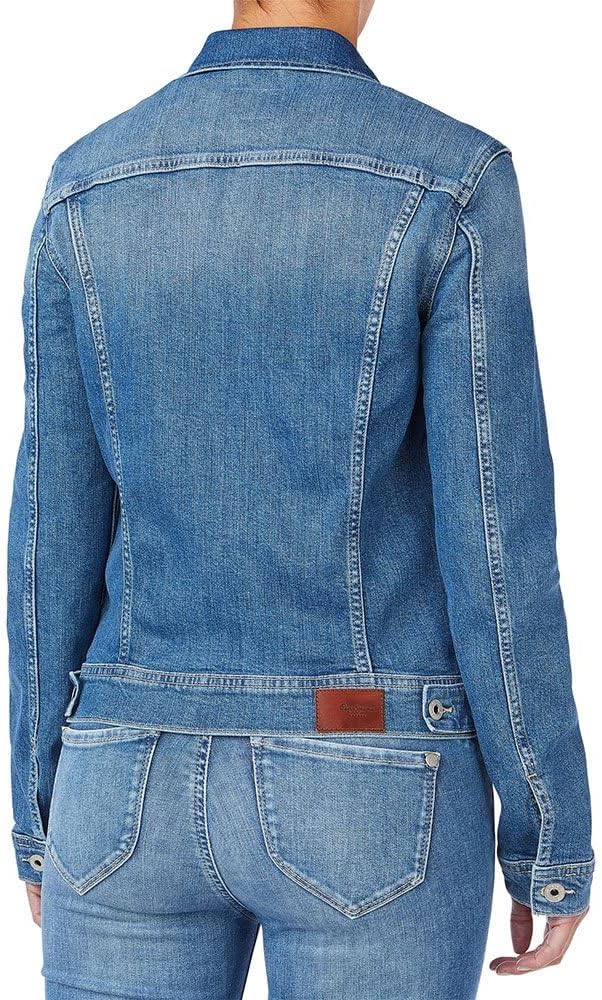 Pepe Jeans Damen Thrift Jacket (1er Pack) S Blue (Denim-GV1), S Blue (Denim-GV1)