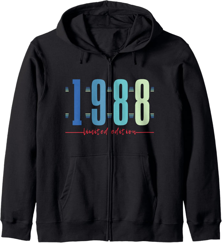 35. Geburtstag Mann Frau 35 Jahre 1988 Deko Lustig Geschenk Kapuzenjacke