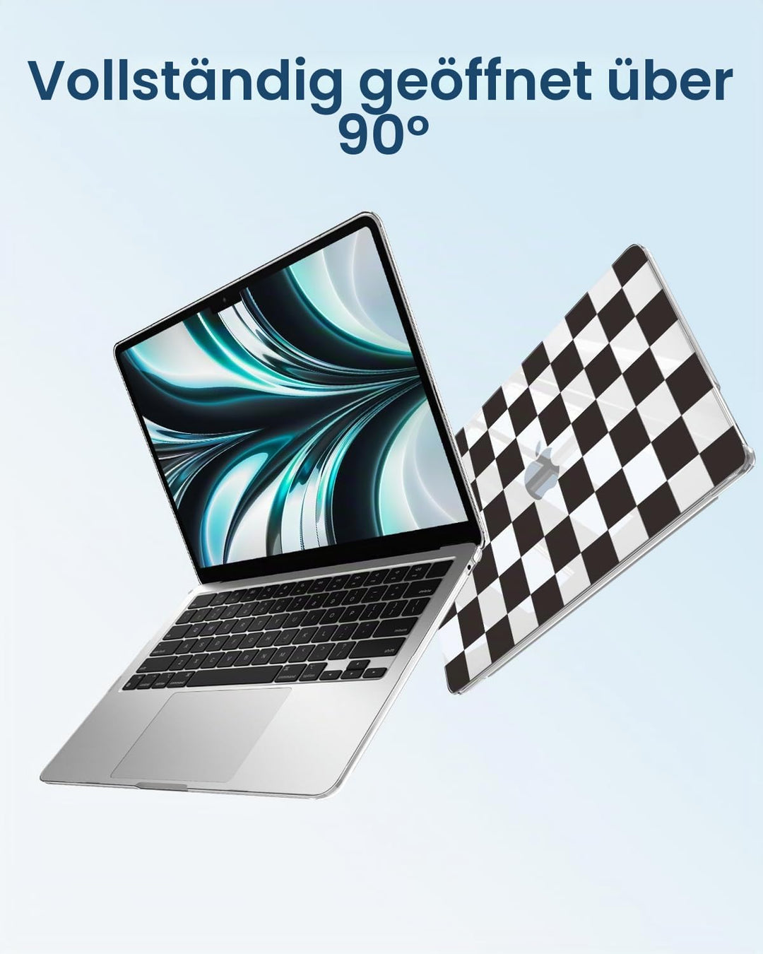 Fintie Hülle Kompatibel mit MacBook Air 13,6 Zoll M5 M4 M3 M2 (2026-2022) A3449 A3240 A3113 A2681, U