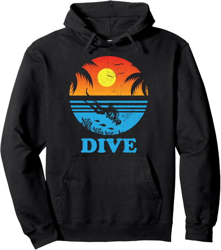 DIVE Tauchen Divemaster Diver Unter Wasser Taucher Pullover Hoodie