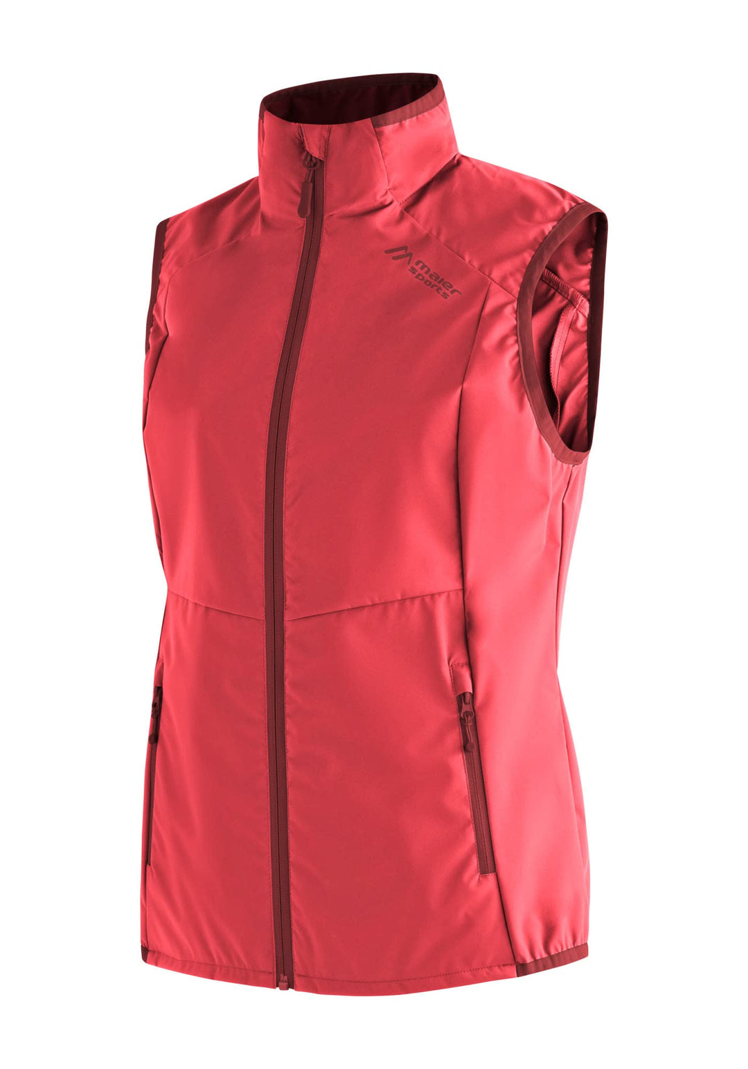 Maier Sports W Brims Vest 40 Bluemelon Red - Sun-dried Tomato, 40 Bluemelon Red - Sun-dried Tomato