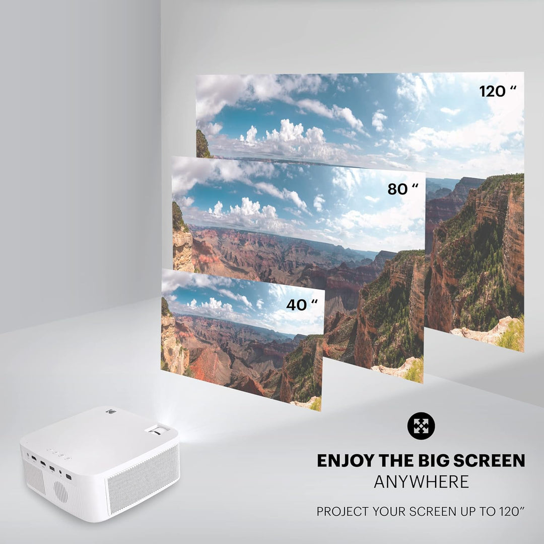 KODAK FLIK X10 Full-HD-Multimediaprojektor | Tragbares, kompaktes Mini-Heimkinosystem mit Fernbedien