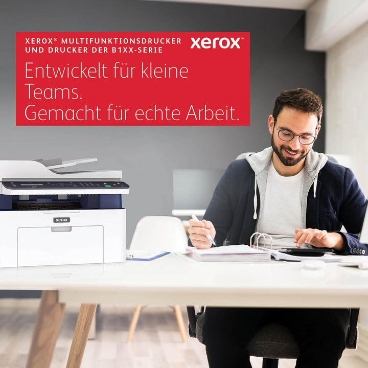 Xerox B105 Multifunktions-Kabelloser Drucker – Kompakter Mono-Laser All-in-One, schnelle 20 ppm, Dru
