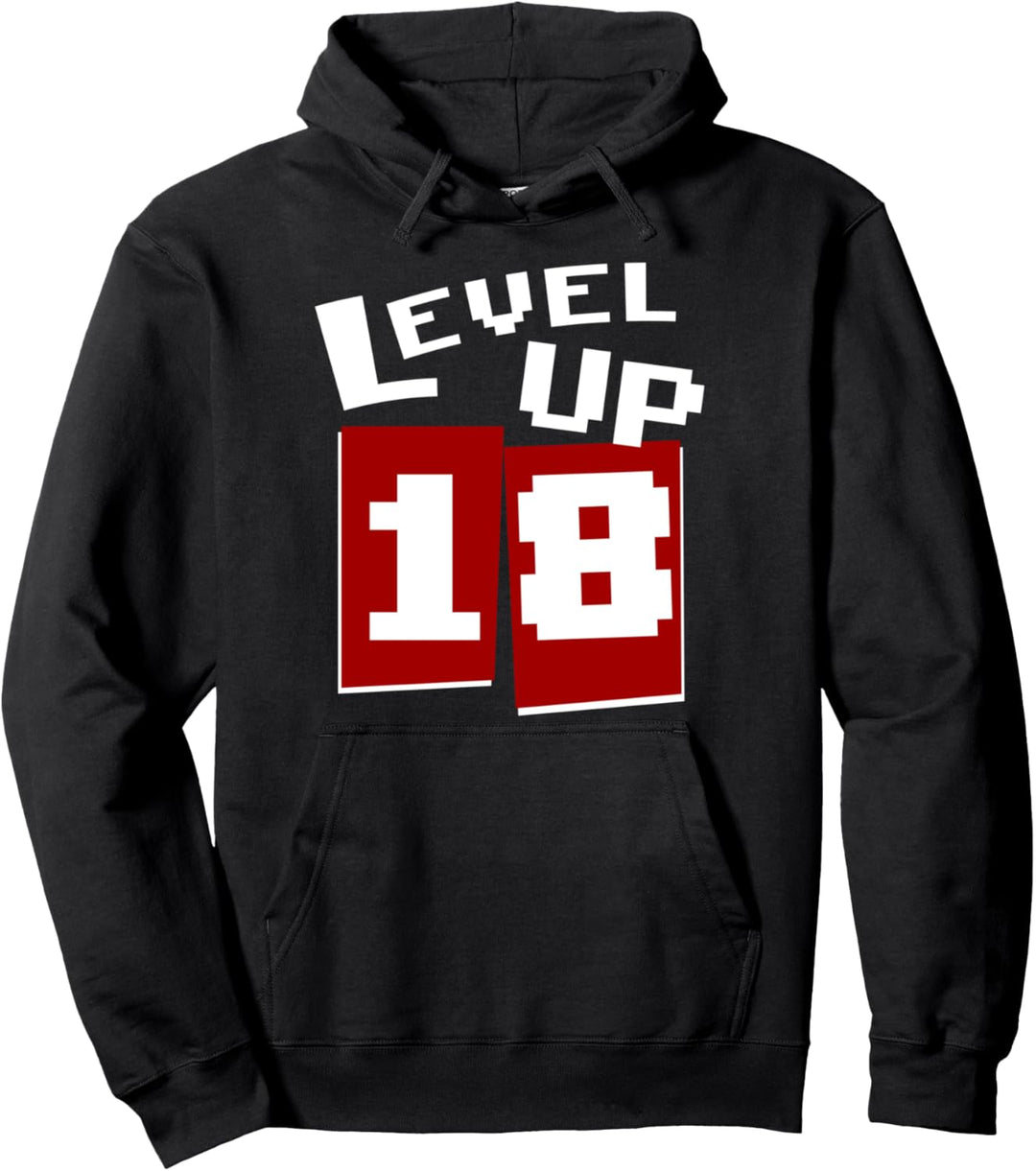 18 Jahre Zocken Volljährigkeit Volljährig Erwachsen Geschenk Pullover Hoodie