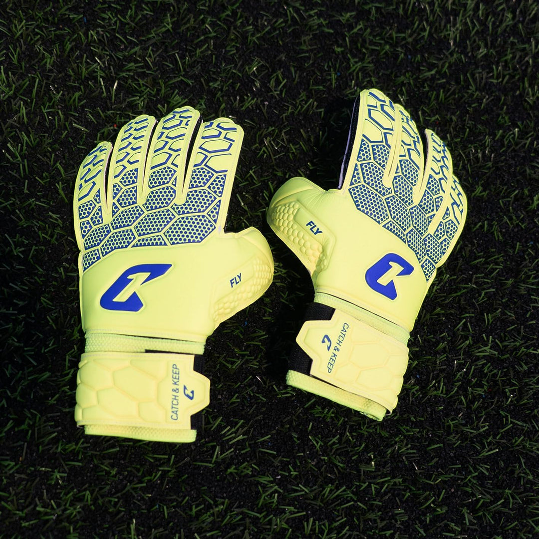 CATCH & KEEP Torwarthandschuhe Kralle Junior Pro 3.0 - Professionelle Torwart-Fussballhandschuhe für