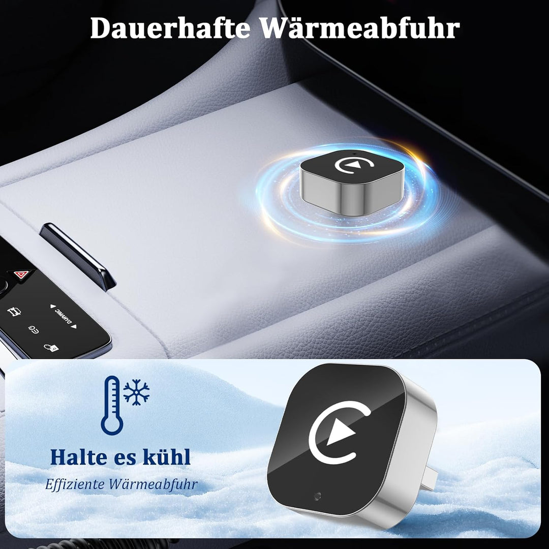 2 in 1 Carplay Wireless Adapter &amp; Android Auto Adapter,USB-A/Typ-C Wired Auf Wireless Kompatibel Mit