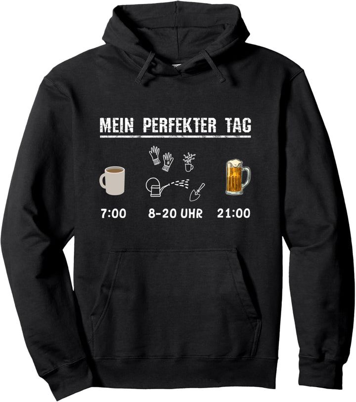 Landschaftsgärtner Sprüche Bier Lustig Garten Hobbygärtner Pullover Hoodie