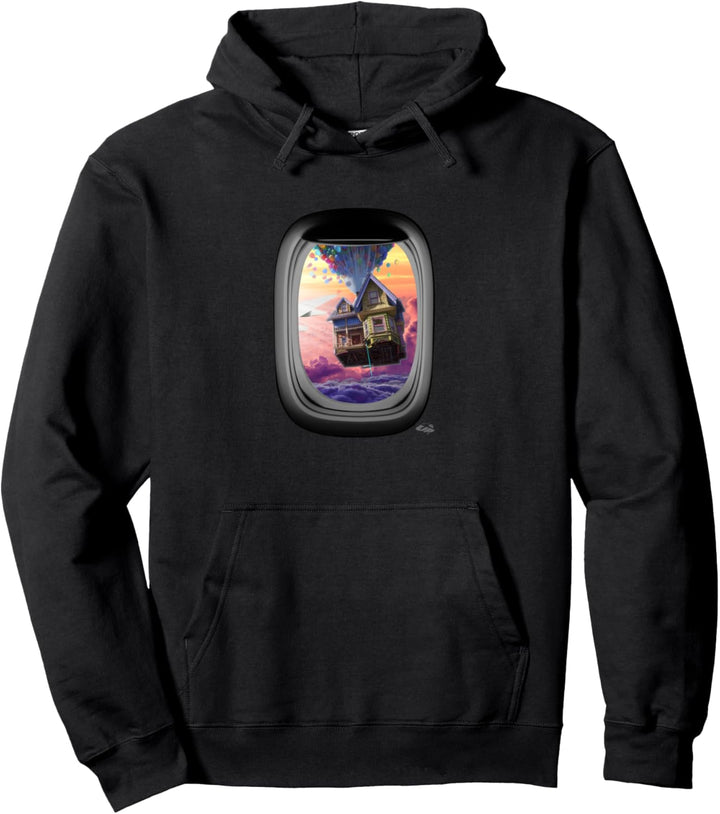 Disney Pixar Up House Balloons Window View Pullover Hoodie