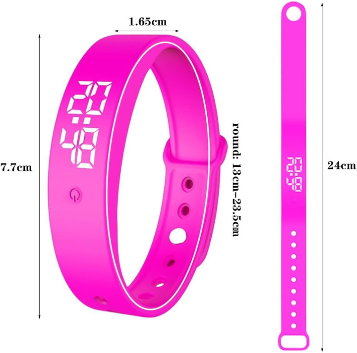 Vibrationswecker Armband, Vibrationsalarm Erinnerung Uhr, Armband Wecker Vibration mit Timer, Trinke