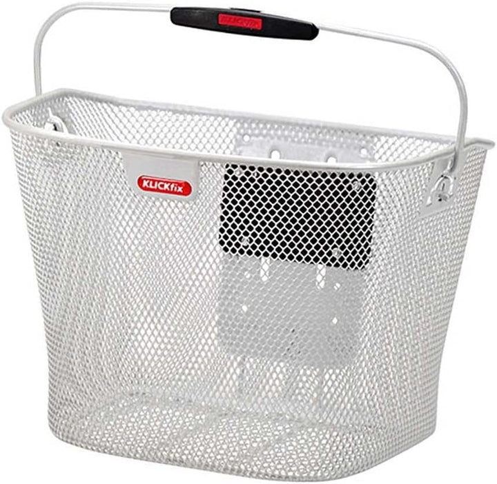 KLICKFix Lenkerkorb Korb Feinmaschig Weiss Single, Weiss Single