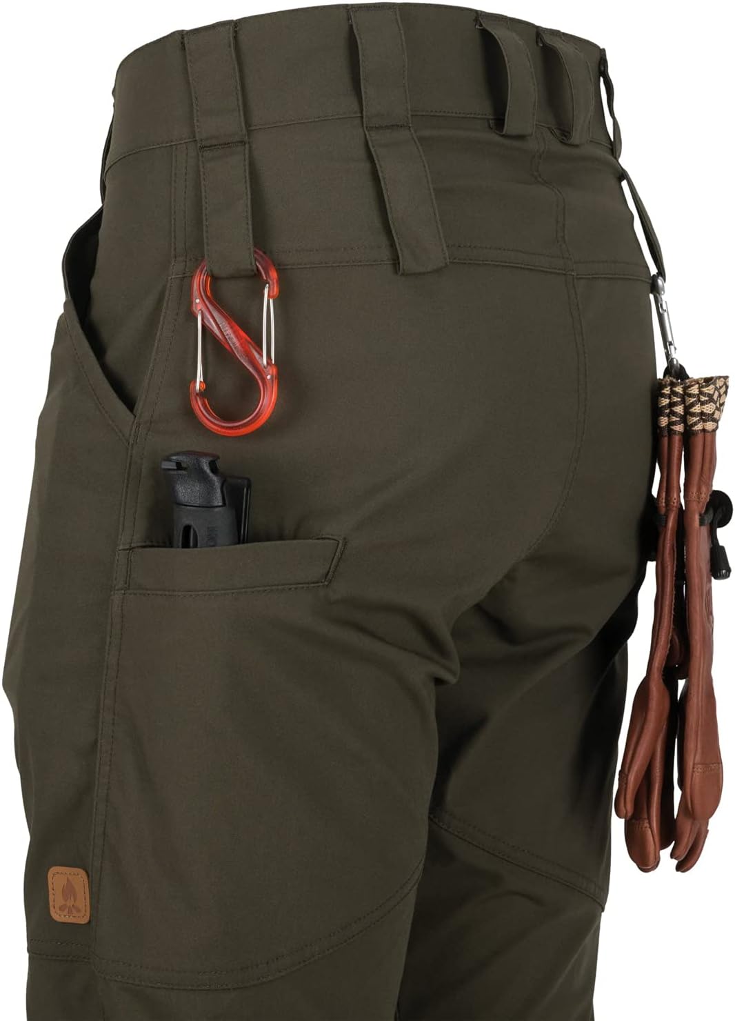 Helikon-Tex Woodsman Pants - Black 32W / 32L Taiga Grün/Schwarz, 32W / 32L Taiga Grün/Schwarz