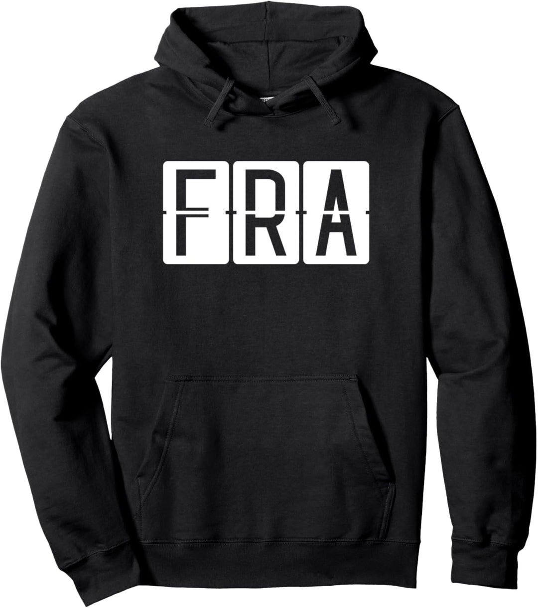 FRA Frankfurt Flughafen Code Airport &amp; Reise Pullover Hoodie