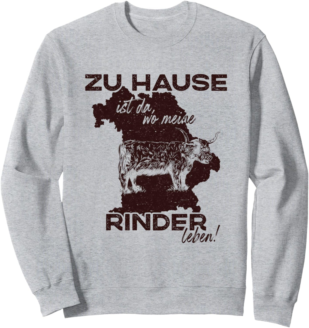 Highland Cattle Züchter Highland Cow Bayern Sweatshirt